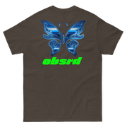 OBSRD METALLIC BUTTERFLY TEE