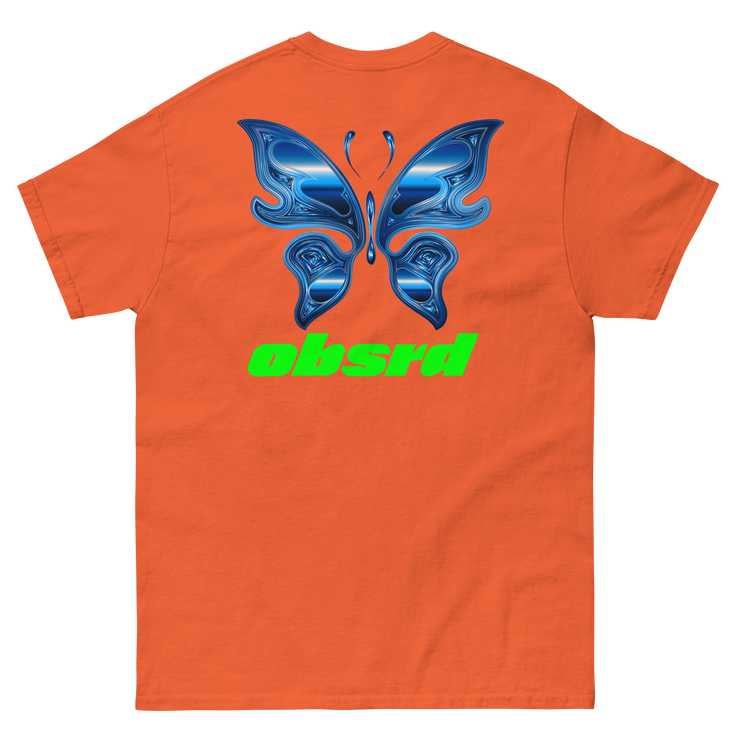 OBSRD METALLIC BUTTERFLY TEE