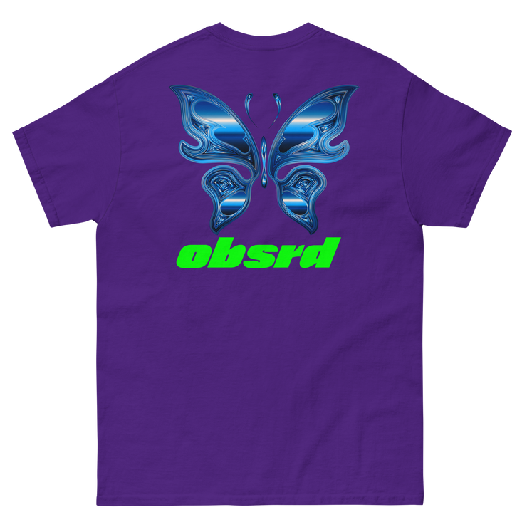 OBSRD METALLIC BUTTERFLY TEE