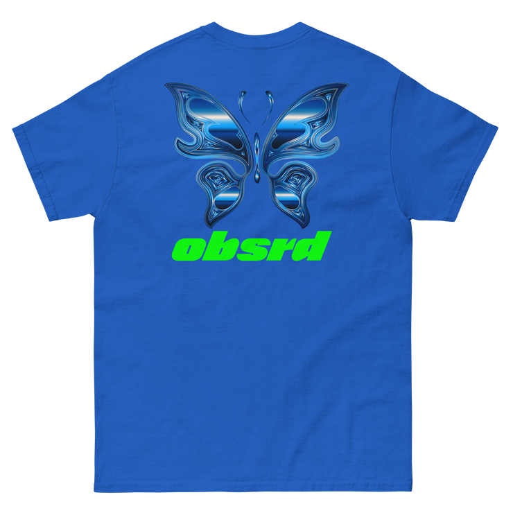 OBSRD METALLIC BUTTERFLY TEE