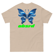 OBSRD METALLIC BUTTERFLY TEE