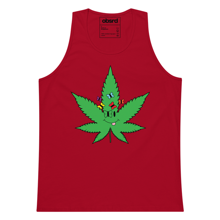 OBSRD LEAF TANK TOP